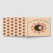 Schläfer Igel und Blume Geburtstag Gästebuch (Voll)