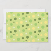 Schlaferben in einer Pod Twin Baby Dusche lädt ein Einladung (Rückseite)