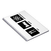 Schlafexperiment essen notizblock (Rechte Seite)