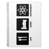 Schlafexperiment essen notizblock (Vorderseite)