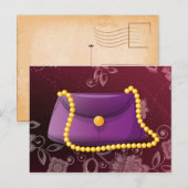 Schlaffe Tasche Postkarte (Vorne/Hinten)