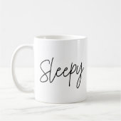 Schlaffe Typografie Kaffeetasse (Links)