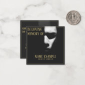 Schlaffläche in Halbschattenkarte Mitteilungskarte (Vorderseite/Rückseite Beispiel)