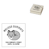 Schlaffox, Etched Arch-Adresse Gummistempel (Stempel)