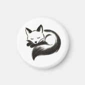 Schlaffox - Minimalistisches Chalattierdesign Magnet (Vorne)