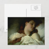 Schlaffrau Postkarte (Vorne/Hinten)