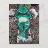 Schlaffrosch, der nur abschreckt, wie es um dich g postkarte (Vorderseite)