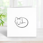 Schlaffuchs 2 gummistempel