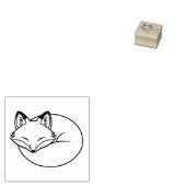 Schlaffuchs 2 gummistempel (Stempel)