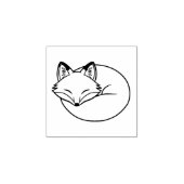 Schlaffuchs 2 gummistempel (Prägung)