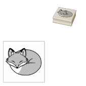 Schlaffuchs, Etched Gummistempel (Stempel)