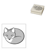 Schlaffuchs, Etched Gummistempel (Stempel)