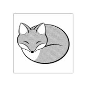 Schlaffuchs, Etched Gummistempel (Prägung)