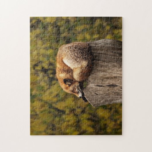 Schlaffuchs-Foto Puzzle (Vertikal)