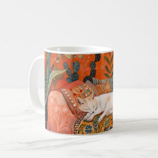 Schlaffuchs Kaffeetasse (Vorderseite Links)