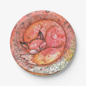 Schlaffuß Pappteller (Vorderseite)