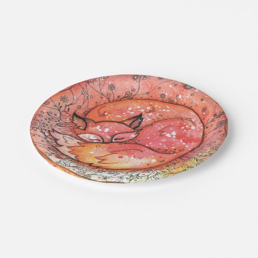 Schlaffuß Pappteller (Schrägansicht)