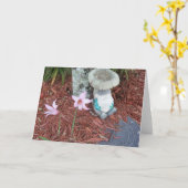 Schlafgartenknochen Karte (Gelbe Blume)