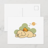 Schlafgefährten Postkarte (Vorne/Hinten)
