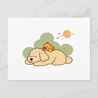 Schlafgefährten Postkarte