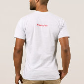 Schlafgesicht: Ash Gray - Cotton T - Shirt (Rückseite)