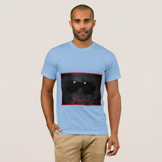 Schlafgesicht: Baby Blue - Crewneck T - Shirt (Vorne ganz)