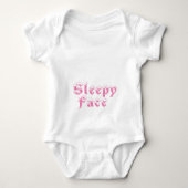 Schlafgesicht: Baby Strampler (Vorderseite)