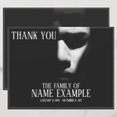 Schlafgesicht im Halbschatten (Vorne/Hinten)