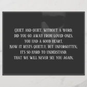 Schlafgesicht im Halbschatten (Rückseite)