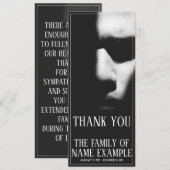 Schlafgesicht im Halbschatten (Vorne/Hinten)