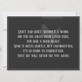 Schlafgesicht im Halbschatten (Rückseite)