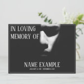 Schlafgesicht im Halbschatten (Stehend Vorderseite)