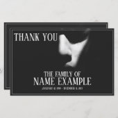 Schlafgesicht im Halbschatten (Vorne/Hinten)