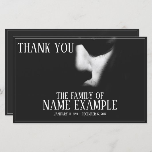 Schlafgesicht im Halbschatten (Vorne/Hinten)