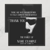 Schlafgesicht im Halbschatten (Vorne/Hinten)