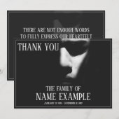 Schlafgesicht im Halbschatten (Vorne/Hinten)