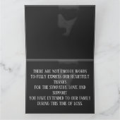 Schlafgesicht im Halbschatten Karte (Innenseite)