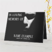 Schlafgesicht im Halbschatten Karte (Gelbe Blume)