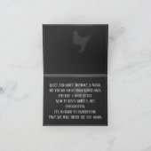 Schlafgesicht im Halbschatten Karte (Innenseite)