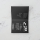 Schlafgesicht im Halbschatten Karte (Innenseite)