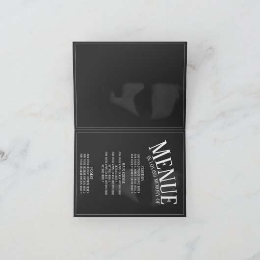 Schlafgesicht im Halbschatten Karte (Innenseite)