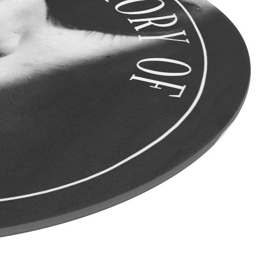 Schlafgesicht im Halbschatten Schneidebrett (Ecke)