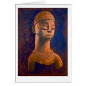 Schlafgoddess Grußkarte (Vorne)