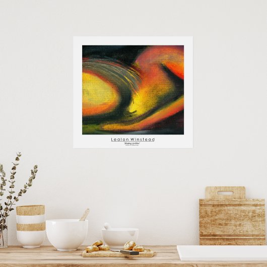 "Schlafgöttin" Poster (Küche)