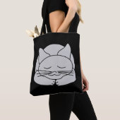 Schlafgraue Katze Tasche (Von Nahem)