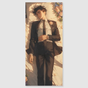Schlafgroom Ikemen Anime Magnetkarte