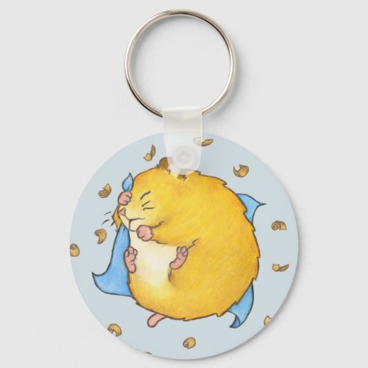 SchlafHamster Ted Schlüsselanhänger (Vorderseite)