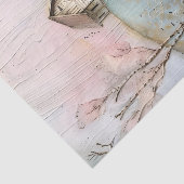 SCHLAFHAUS IN PASTELS DECOUPAGE TISSUPAPIER SEIDENPAPIER (Ausschnitt)