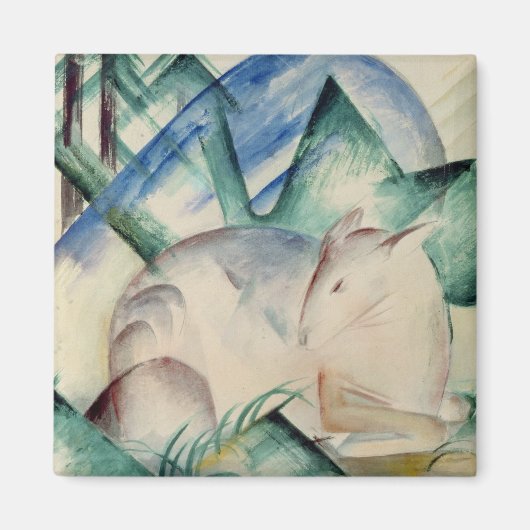 Schlafhirsch Magnet (Vorne)