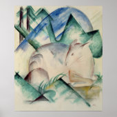 Schlafhirsch Poster (Vorne)